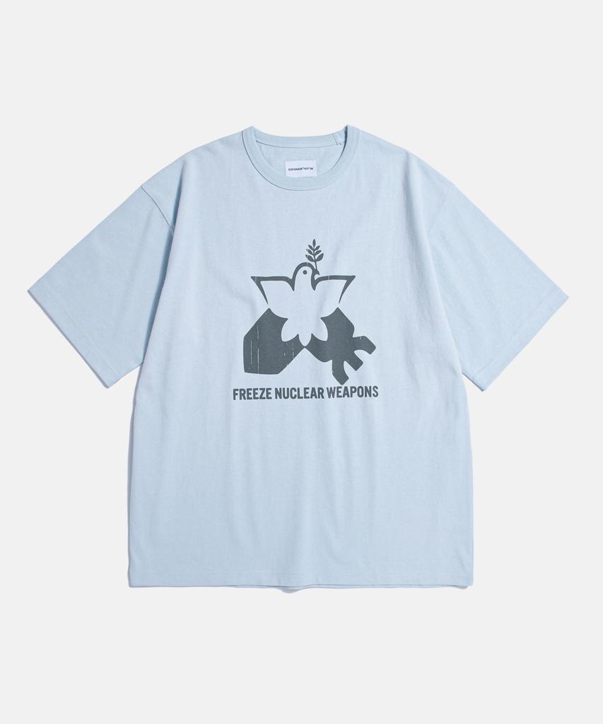 ESPIONAGE Freeze Nuclear Heavyweight Tee Ice Blue
