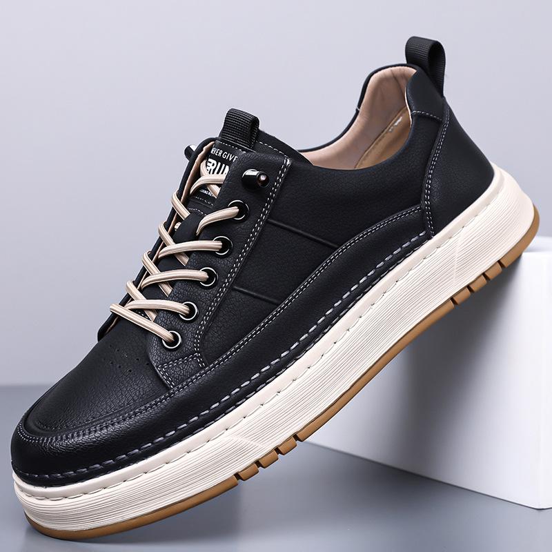 New Fashion Luxury Designer New Men's Lace Up Platform Casual Shoes Male Comfort Walking Sneakers Footwear Zapatos Hombre
