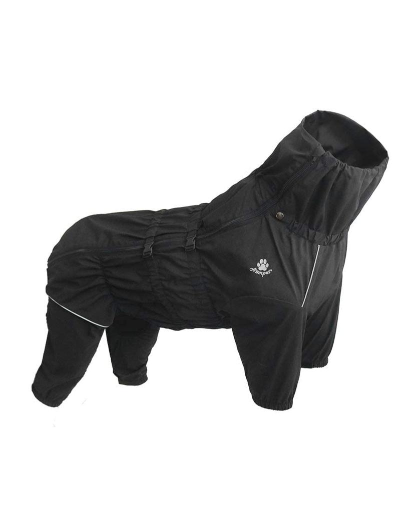 ASMPET Dog Coat, Rainwear, Breathable Dog Jacket, Fully Waterproof, Snowproof, Dustproof, Autumn/Winter Dog Clothing, Poncho, Rainy Season, Snow Prote
