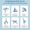 Yoga Stretching Strap with 11 Loop Physical Therapy Pilates Ballet Dance Body Leg Stretcher Elastic Band Home Gym Workout Resistance Band