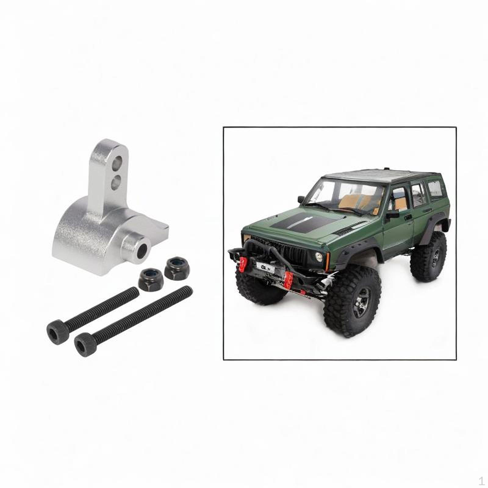 

Підвищувачі лінків моста RC, Кріплення проти присідання, Модифікація, Міцна металева автомобільна запчастина на заміну для SCX10 Argent