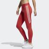 Adidas Retro Sports Side Stripe Training Leggings Women Leggings Red FL2052