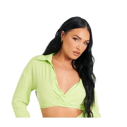 Missy Empire Womens/Ladies Twist Slim Crop Top