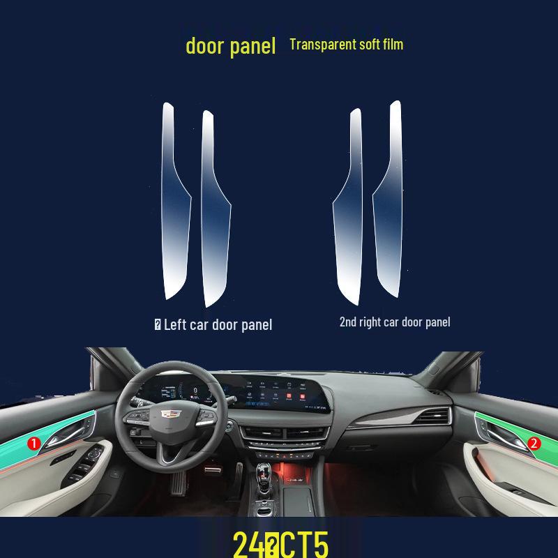2024 Cadillac CT5 Console & Navigation Screen Protector Kit