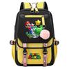 Super Printed Usb Teen Student School Bag Men'S And Women'S Casual Webbing Flip Backpack