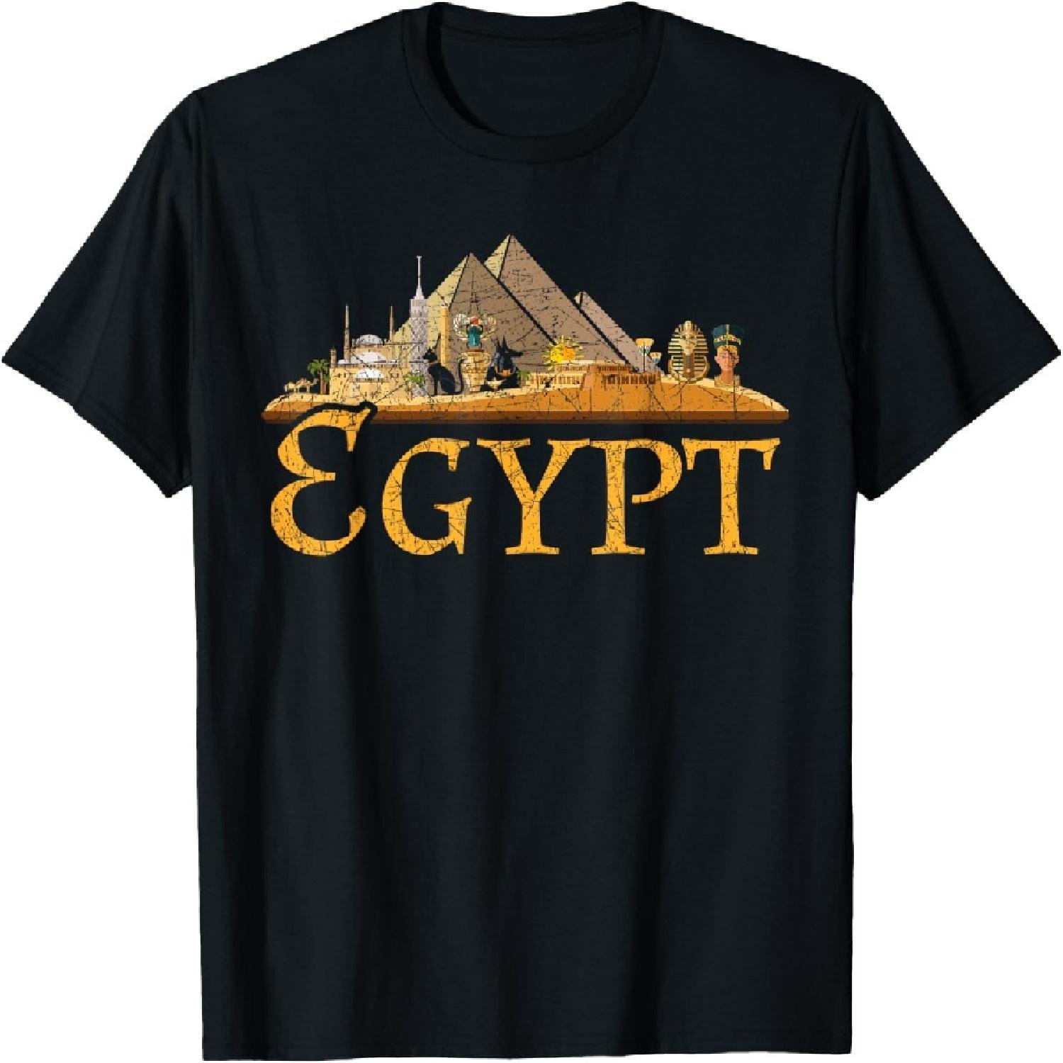 Africa Ancient Egyptian Pyramids Egypt T-Shirt XXXXXL разноцветный