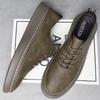 Fashion Hot Sale Men's Casual Shoes Handmade Genuine Leather Oxford Shoes Comfortable Men Sneakers New Breathable Male Walking Footwear