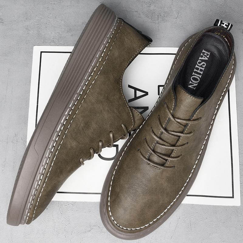 Fashion Hot Sale Men's Casual Shoes Handmade Genuine Leather Oxford Shoes Comfortable Men Sneakers New Breathable Male Walking Footwear
