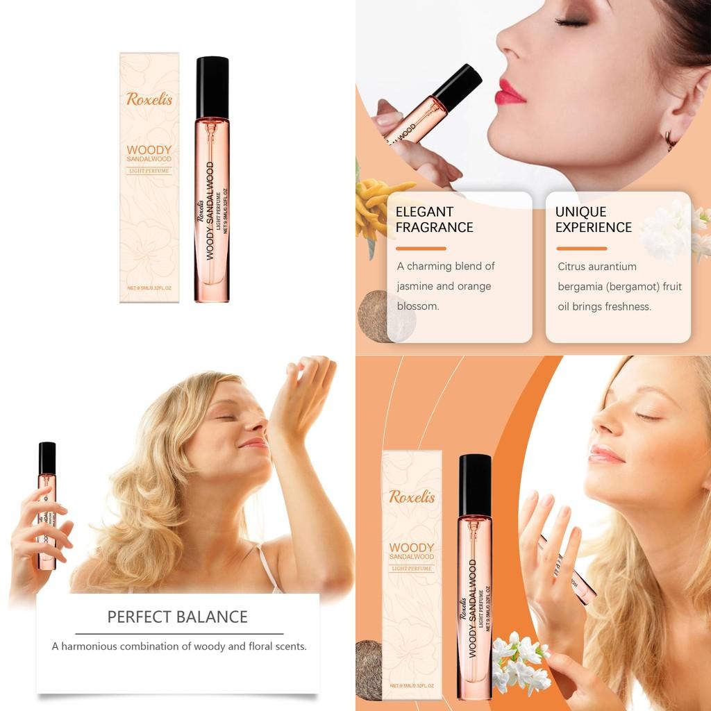 Luxurious Wooden Sandalwood Perfume For Women With Natural Fresh Aroma 9.5ml