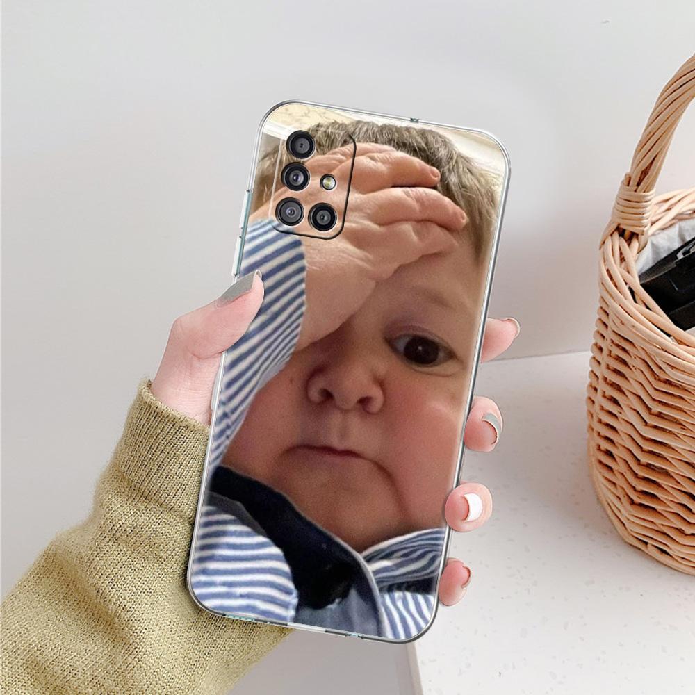 Phone Case For Samsung A15 A13 A35 A55 A51 A71 A41 A31 A21S A05 A17 A23 A25 A33 A53 A73 5G A07 4G Cover Funny Babaite Hasbulla