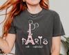 Comfort Colors® Mickey Paris Custom T-Shirt, Custom Name Shirt, Paris Eiffel Tower Shirt, Personalized Name Shirt, Paris Shirt