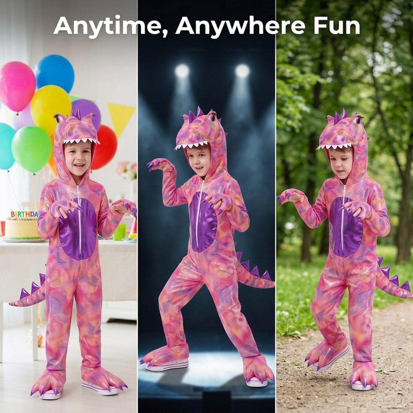 Bērnu dinozaura kostīms Dzīvnieka kombinezons festivālam