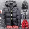 Winter Men Jacket Bubble Coat Windbreaker Outwear Coat Parka Warm Overcoat Men Down Jacket Plus Size