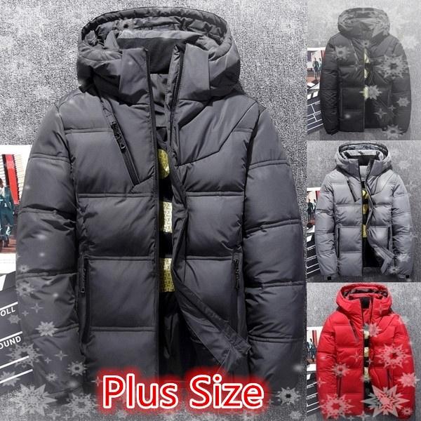 Winter Men Jacket Bubble Coat Windbreaker Outwear Coat Parka Warm Overcoat Men Down Jacket Plus Size