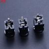 JCD 10pcs 3.5mm 3/4/5 Pin Vertical Socket Female Socket Jack with Screw 3.5 Audio Headphone Connector PJ-341 Earphone Hole