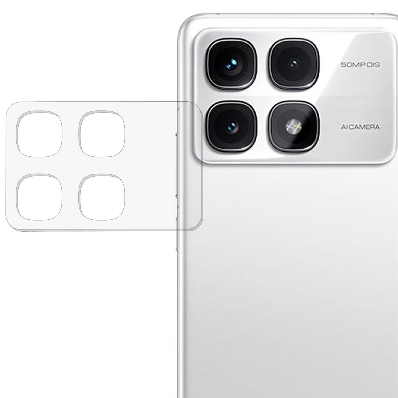 

For Xiaomi Redmi K70 Ultra Phone Camera Protector Tempered Glass Rear Lens Film with Bottom Plate Type A