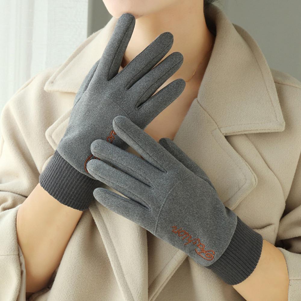 Full Finger Touch Screen Gloves Warm Driving Mittens New Winter Gloves  Women Men