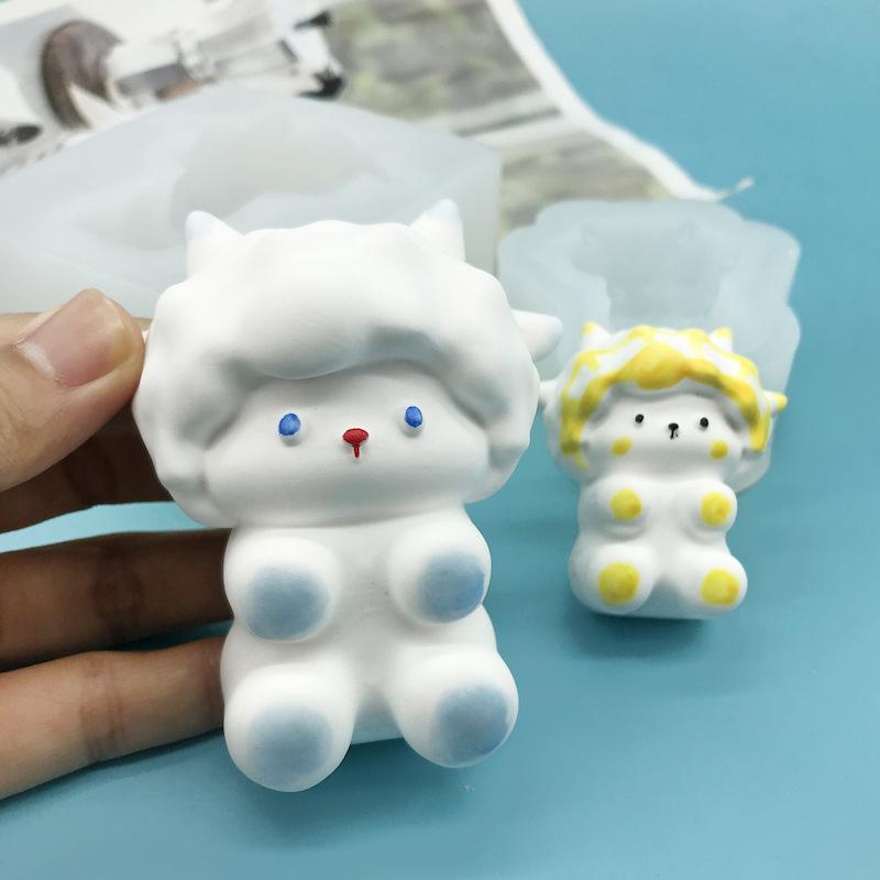 Large & Small Sheep Baa Baa Silicone Mold - Food-Grade, Easy Demold, In Stock
