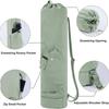 Yoga Mat Bag With Water Bottle Pocket And Bottom Wet Compartment, Multi-Functional Yoga Mat Carrier