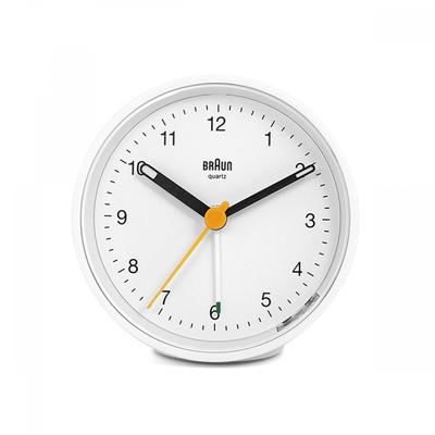 Braun Bc12w Classic Crescendo Alarm Low Noise Public Desk Clock