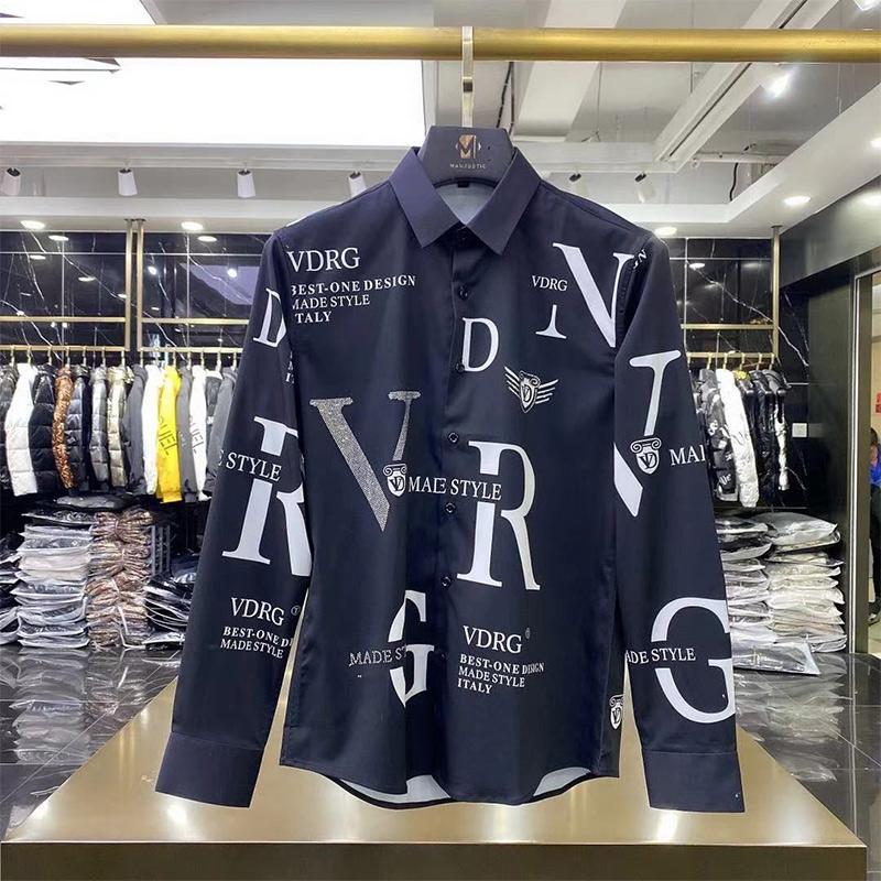 

Весна Осень KPOP Модный Стиль Харадзюку Приталенные Топы Свободные Повседневные Все Сочетаемые Рубашки Корейский Стиль Острый Воротник С Принтом Блуза 5XL чёрный