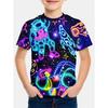 Korean Children's Clothing, Children's Neon Color, Light Spring Clothing, Children's Clothing, Men's Clothing, Tops, Boys' T-shirts
