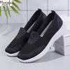 Women's Shoes Summer 2025 Breathable Low Heel Walking Flat Bottom Women's Casual Knitted Ladies Shoes Free Shippiing Shoes