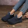 Winter New Women's Cotton Boots, Snow Covered Plush, Thickened, Warm Flat Bottom, Anti Slip Women's Shoes