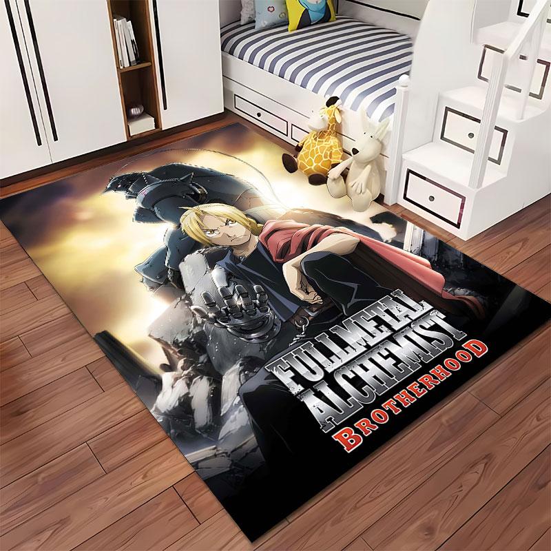 Fullmetal Alchemist Carpet suitable as a non-slip mat for the living room or bedroom sofa