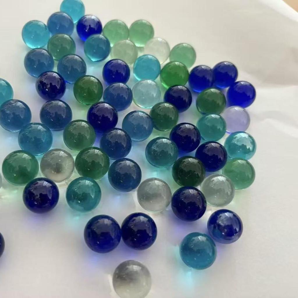 16mm Anime City Arcade Five-Color Glass Marbles for Children's Game Machine