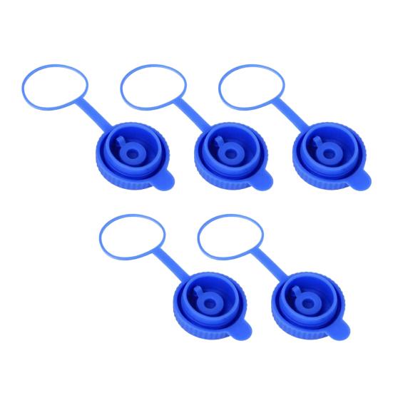 Yousheng 5 stk 5 gallon vannkanne lokk matkvalitet lekkasjesikkert sølefritt gjenbrukbart universalt vannbøtte forseglingslokk 45MM vann dispenser lokk erstatning