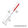 Titanium-Plated Fine Alloy Diamond File Set for Metal Grinding & Deburring