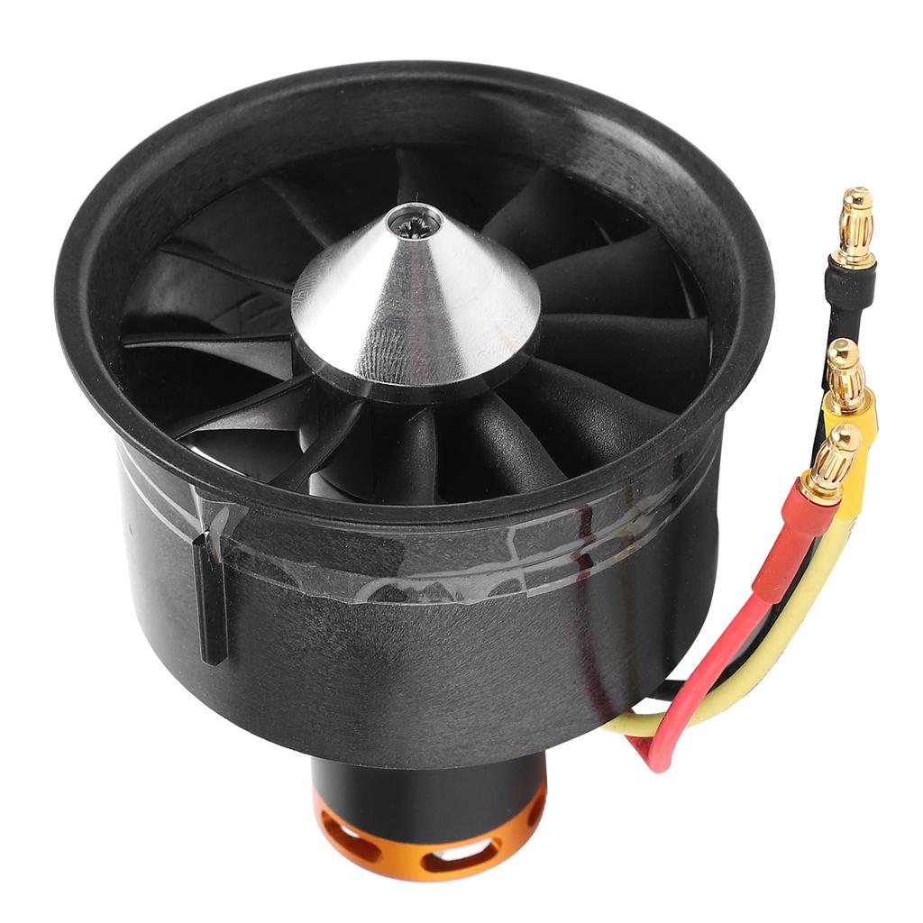 QXMotor 64mm EDF Set QF28223500KV Brushless Motor with 12 Blades Ducted Fan for RC Airplane