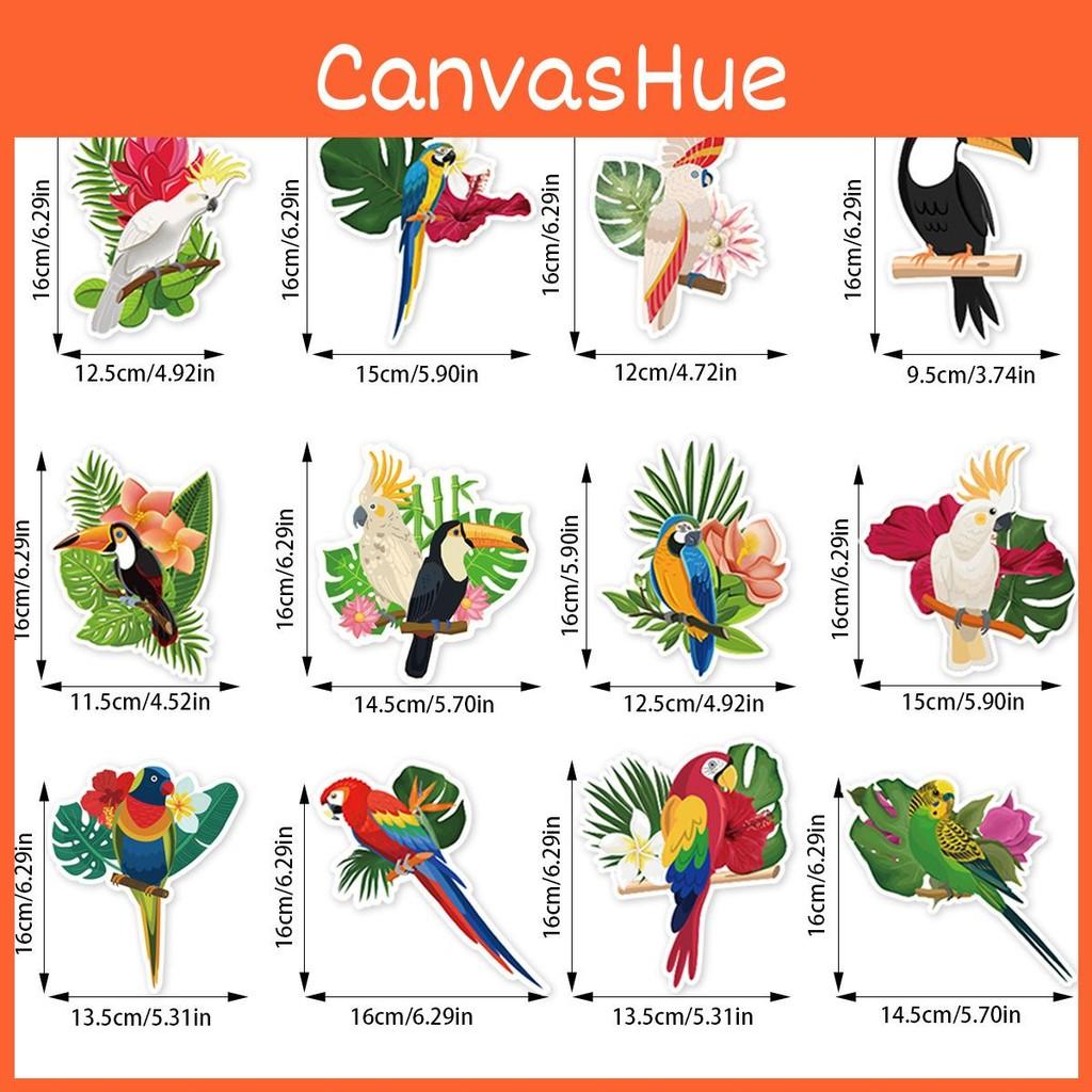 Rainforest Bird Tropical Spiral Hanging Decor For Celebration And Party Home