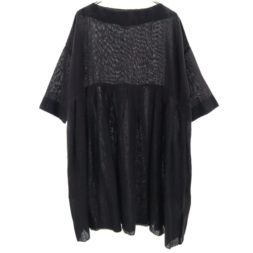 

Veritecoeur сделано в Японии Длинное платье с рукавом три четверти F Серия черного Женское Б/у