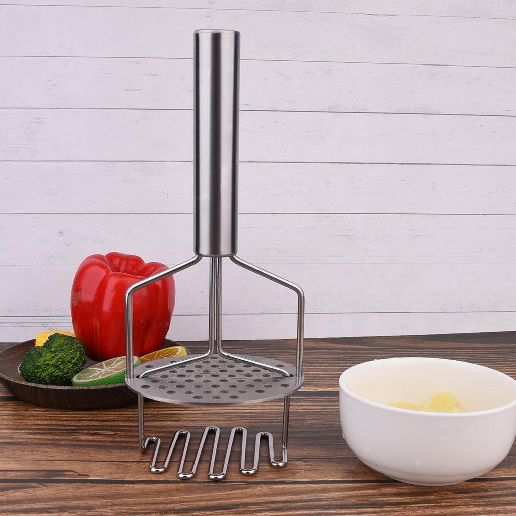 1pc Professional Stainless Steel Manual Potato Ricer Garlic Masher Creative Potatoes Pumpkin Sweet Potato Masher Kitchen Gadgets