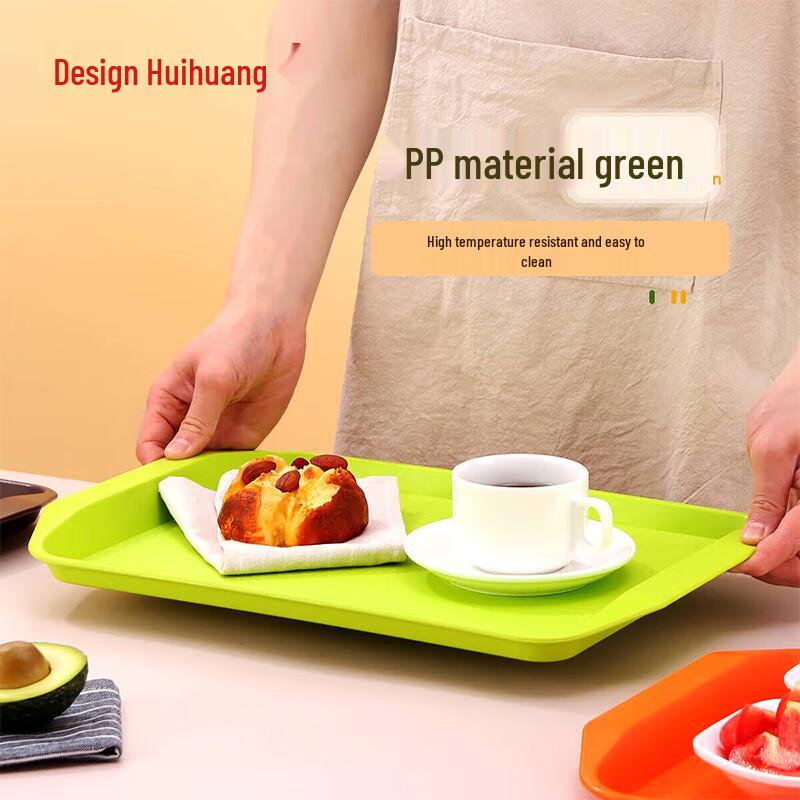 Polygonal Plastic Fast Food Tray