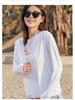 Women's Hooded Sun Protection Jacket: 2024 Summer Lightweight, Long-Sleeve, Breathable, Solid Color, Thin Knit Design