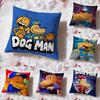 Cartoon D-DogmanS Cushion Cover Premium Comfort Reversible Pillow Cove -Two In One Design for Any Room & Car Interior