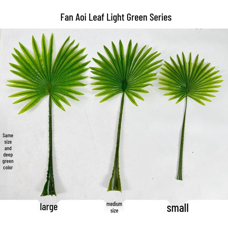 Nordic Artificial Palm Leaf Decor for Weddings and Home Floral Arrangements