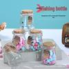 Starry Sky Glass Bottle: Creative Cork Bottle for Messages, Pudding, Candy, and More.
