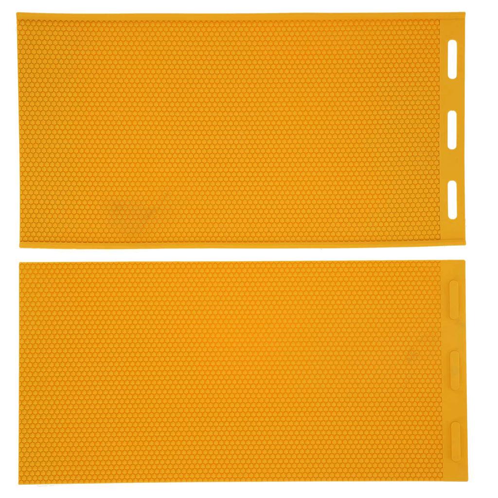 5,4mm Bienenwachs Pressform DIY Gummiwaben Wabenbodenblatt Imkerei Zubehör Gelbes Bienenwachsblatt Bienenwachs Presspräger