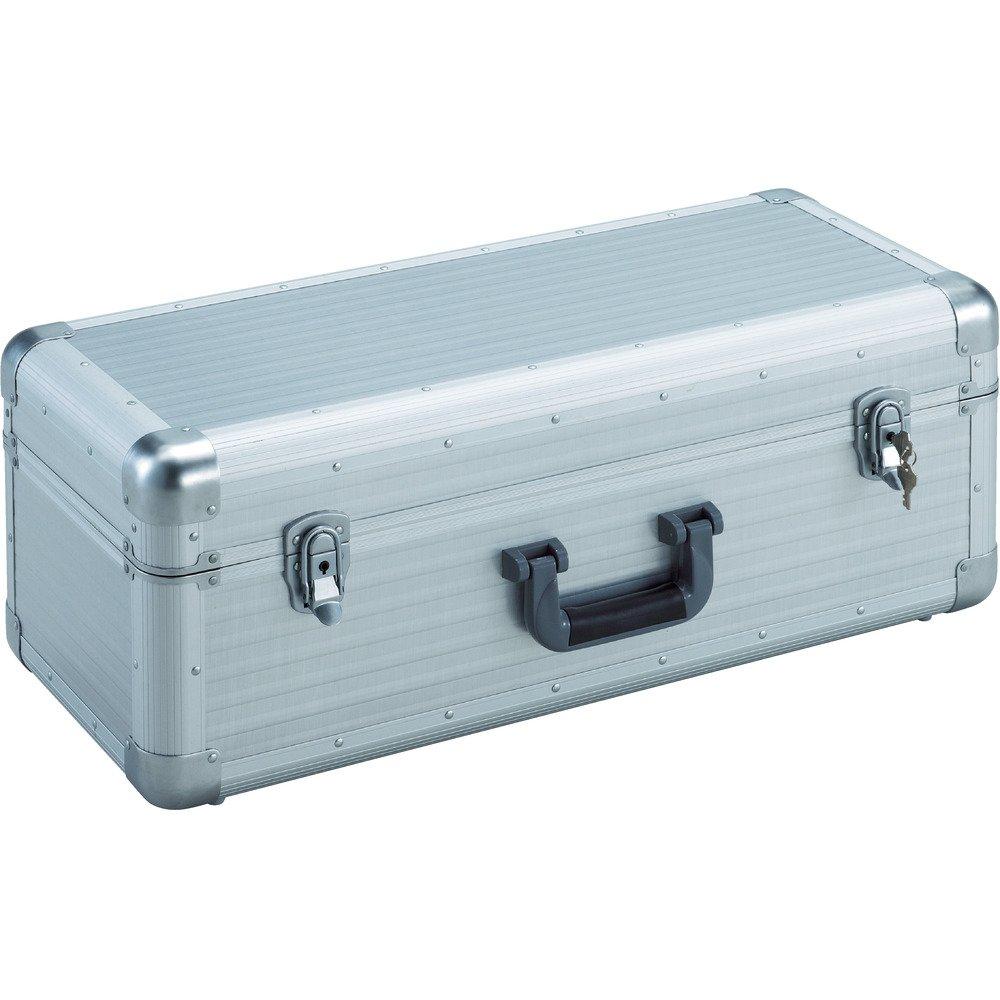 

TRUSCO Large Aluminum Tool Inner Dimensions 640 x 260 x Box, H230, Silver, TAC-66H