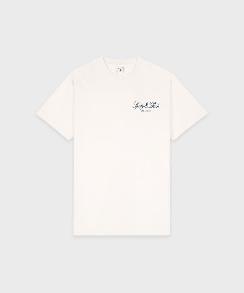 SPORTY&RICH Vendome La T-Shirt Unisex Cream R265Aut006