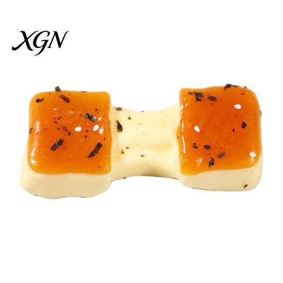 Kids Stress Relief Toy Simulated Food Squeeze Anxiety Stretchy Rice Cake Triangle Cheese Portable Fake Decompression Tools Skin-friendly