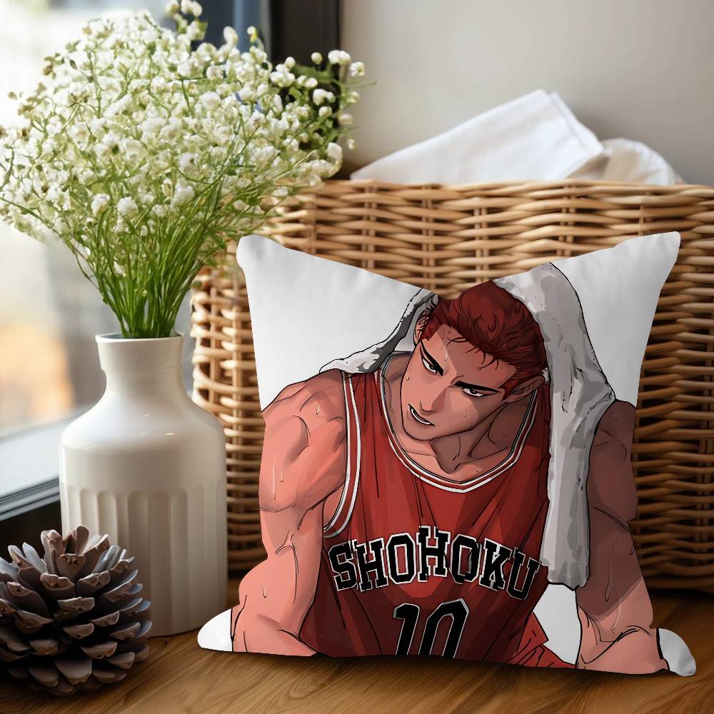 Anime SLAM DUNK Sakuragi Cushion Cover Pillow Cover Decor Pillowcase Printed Cushion Case For Couch
