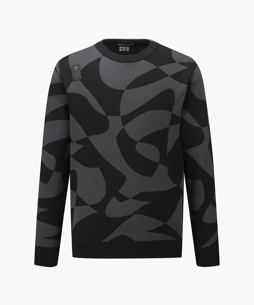 DESCENTE GOLF Men'S Jacquard Pattern Sweater (Dq12Mfkp12)