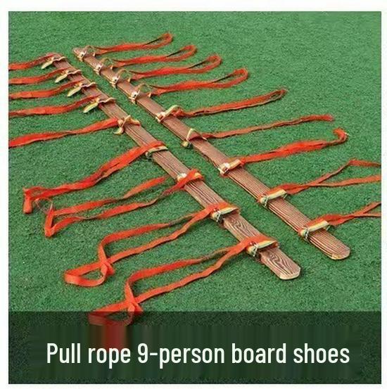 Teamwork Wooden Clogs for Plank Racing - Fun Sports Props