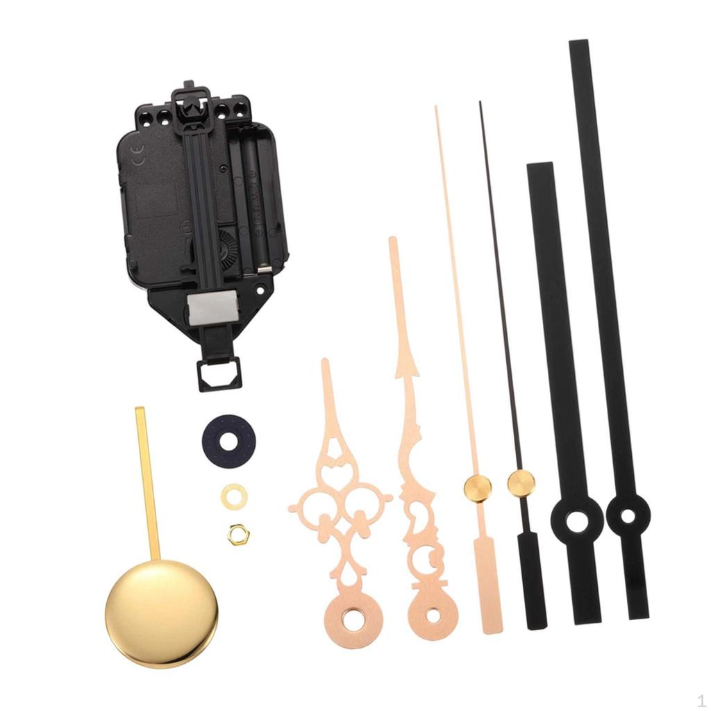 1 Uhrwerk Reparaturset Zubehör Metallteile Einfache Installation Geeignet für DIY Wand