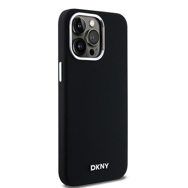 Dkny Dkhmp15Xsmchlk Iphone 15 Pro Max6.7 Czarny/Black Hardcase Liquid Silicone Small Metal Logo Magsafe